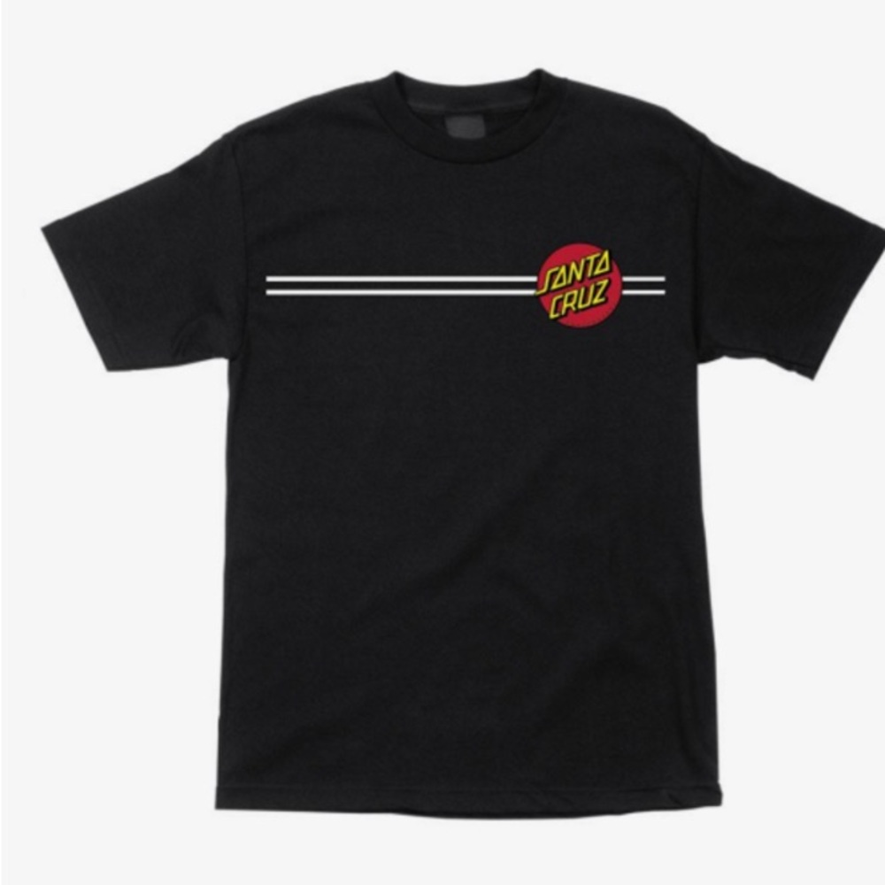 Santa Cruz Skateboards Men's Black T-Shirt